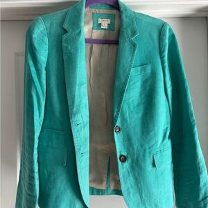 J. Crew Vibrant Teal Blazer